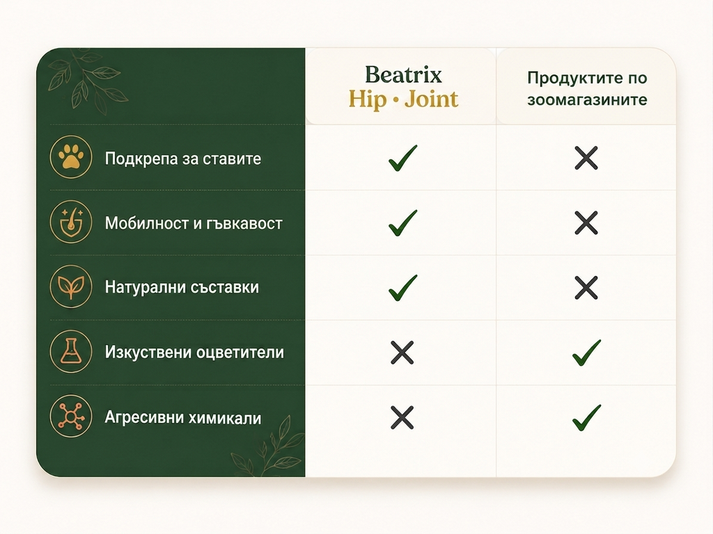 Hip • Joint - Повече подвижност • Гъвкави стави • По-малко скованост